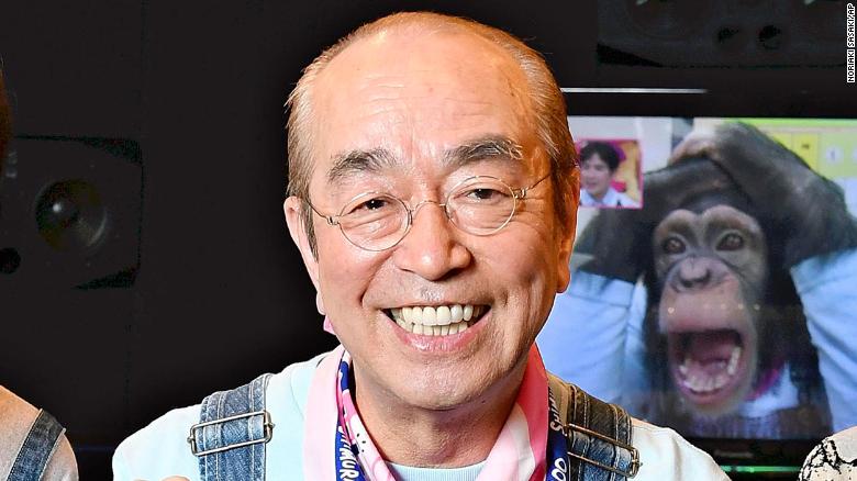 A file photo taken on Feb 22, 2018 shows Japanese comedian Ken Shimura poses for photo in Tokyo. 70-year-old Shimura passed away due to the new coronavirus on March 29, 2020. ( The Yomiuri Shimbun via AP Images )