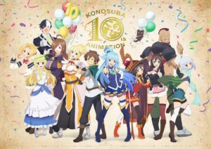 KonoSuba mùa 4 công bố Key Visual đầu tiên Anime-Manga